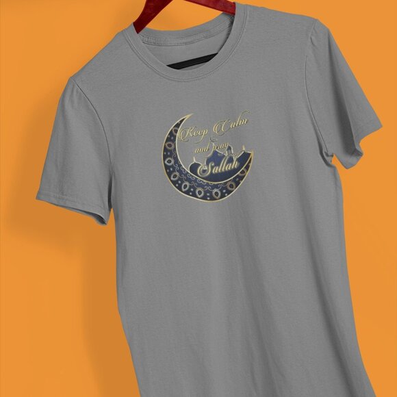 Keep Calm and Pray Sallah Shirt | Islam Statement Shirt Ramadan Shirt | Islamic - Picture 3 of 10